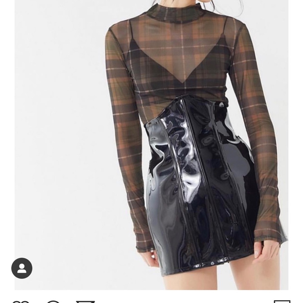 Greyscale black corset skirt